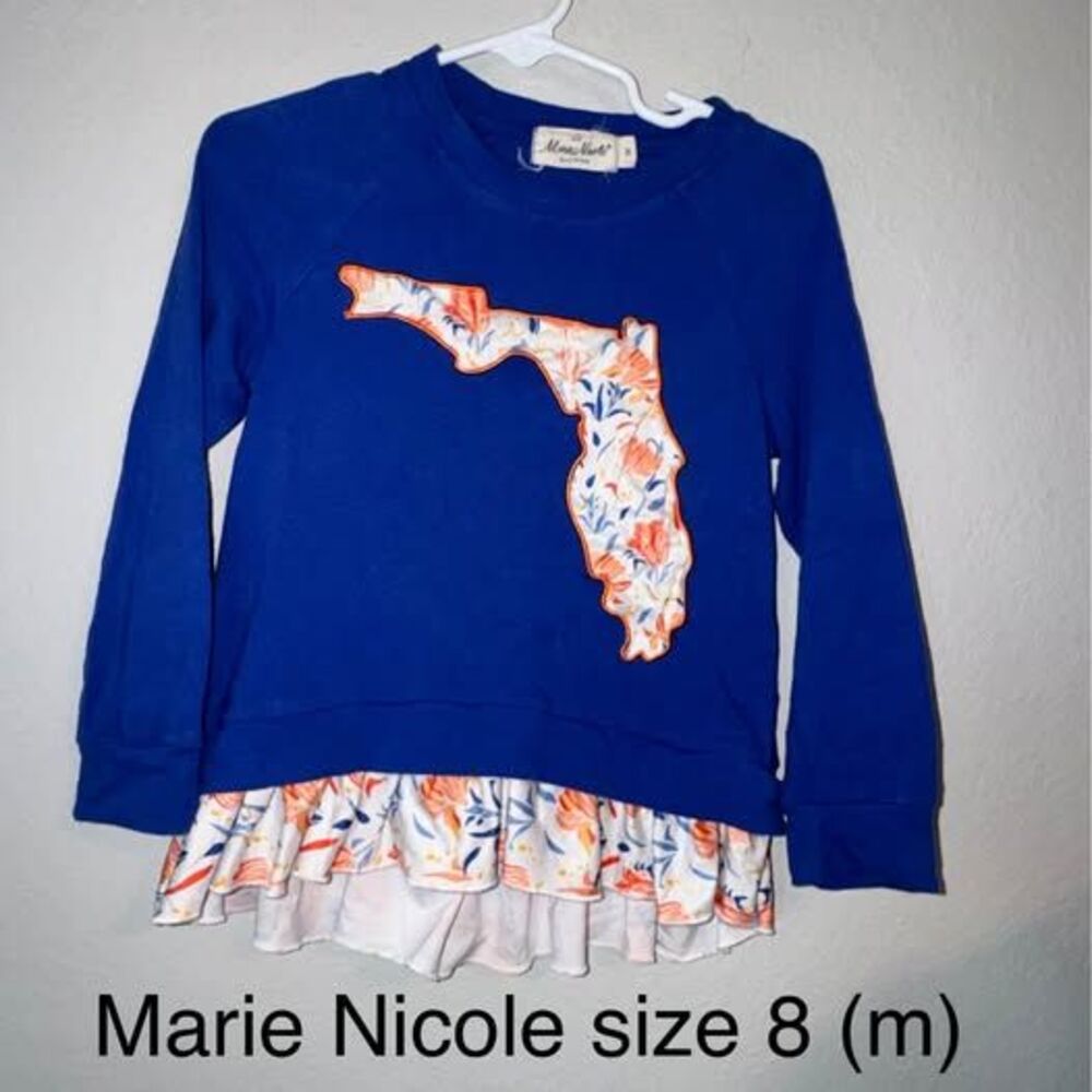 Marie Nicole Size 8 Girls Florida Sweatshirt